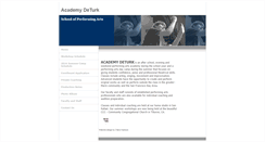 Desktop Screenshot of academy-deturk.com